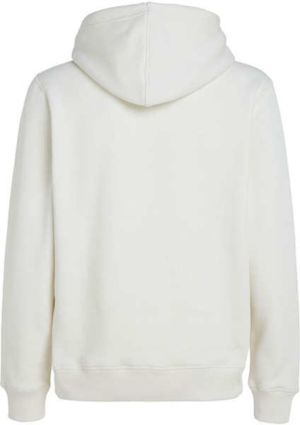 Kapüşon Yaka Krem Erkek Sweatshırt J30J325629YBI Monologo Hoodıe modelleri