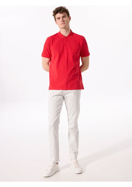 Kırmızı Erkek Basic %100 Pamuk Polo T-Shirt cm Nobro K Cepsız fiyatları