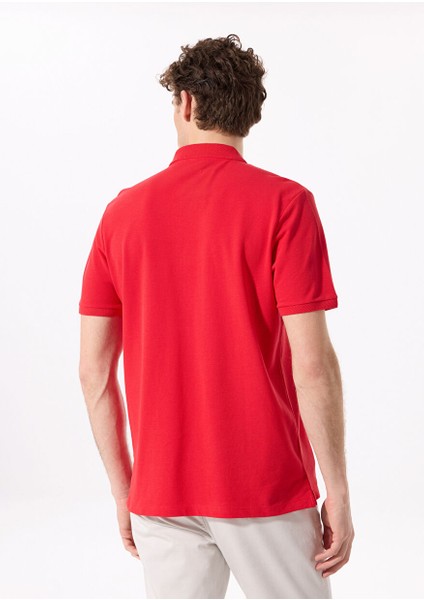 Kırmızı Erkek Basic %100 Pamuk Polo T-Shirt cm Nobro K Cepsız fırsatları