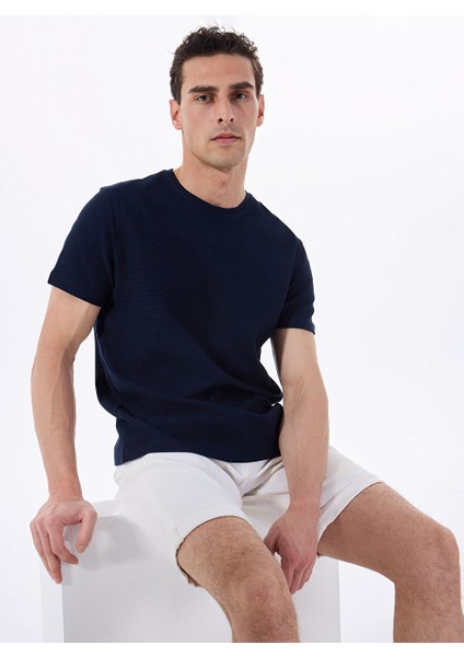 Lacivert Erkek Relaxed T-Shirt FC5SM-TST 2763