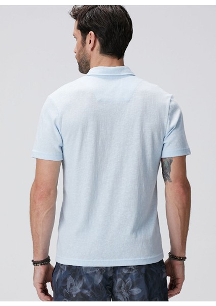 Açık Mavi Erkek Slim Fit T-Shirt 1094342 indirimleri