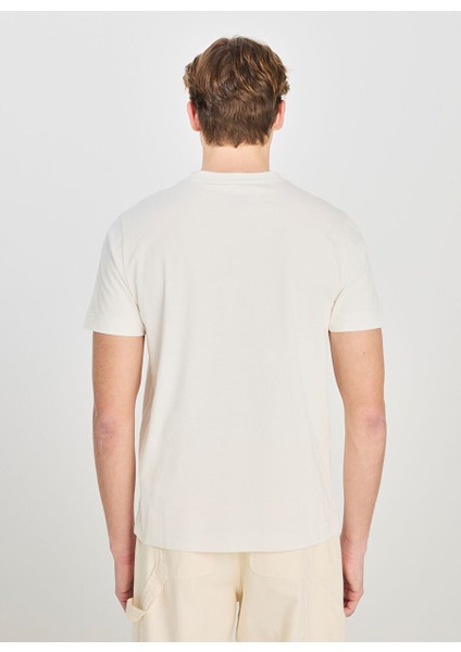 Ekru Erkek Regular Fit T-Shirt L2510324102 Regular Fit Grafik