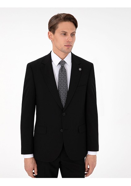 Siyah Slim Fit Takım Elbise modelleri
