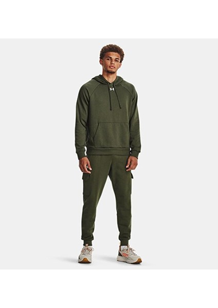 Erkek Ua Rival Fleece Kapüşonlu Üst 1379757-390