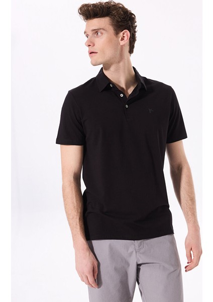 Siyah Erkek Polo Yaka Regular Fit Polo T-Shirt FC4SM-TST 0250 fiyatları