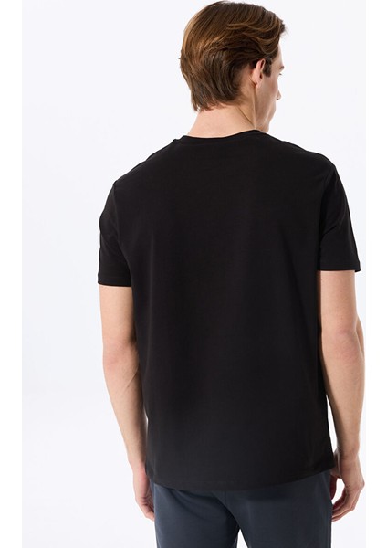 D5SM-TST3771 Siyah Bisiklet Yaka Relaxed Fit Baskılı T-Shirt indirimleri
