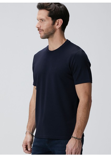 Lacivert Erkek Slim Fit T-Shirt 1094077 fiyatları