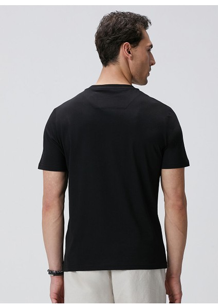 Siyah Erkek Slim Fit T-Shirt 1094090 indirimleri