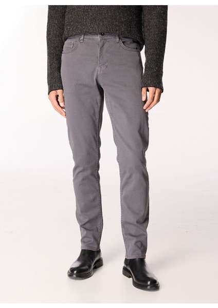 Gri Erkek Dar Paça Slim Fit Denim Pantolon Vegas Slim - 1320 modelleri