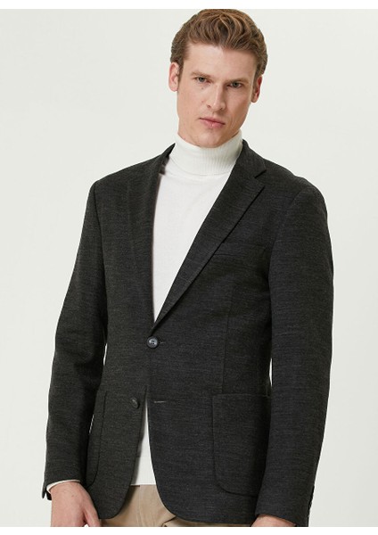 Antrasit Erkek Slim Fit Düz Ceket 1093109 fiyatları