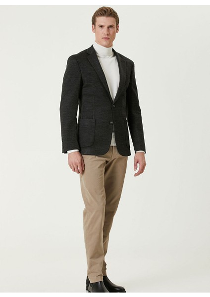 Antrasit Erkek Slim Fit Düz Ceket 1093109 modelleri