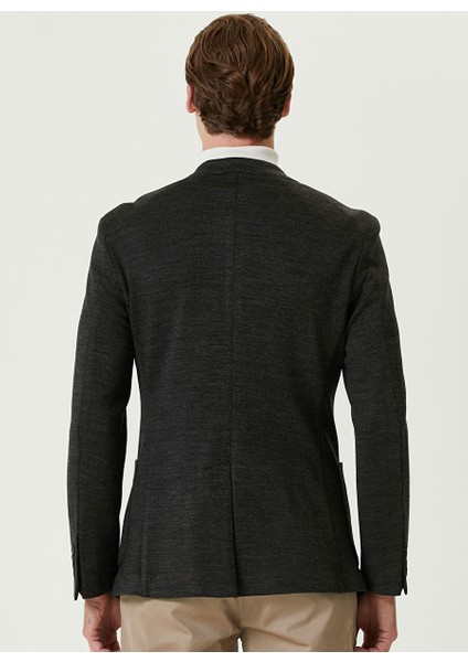 Antrasit Erkek Slim Fit Düz Ceket 1093109 indirimleri