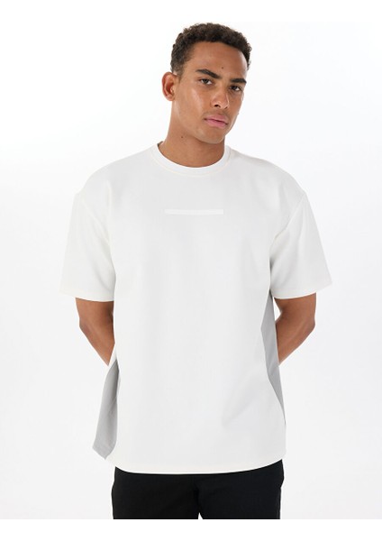 Gmg Fırenze Ekru Erkek Oversize T-Shirt GU25MSS03020
