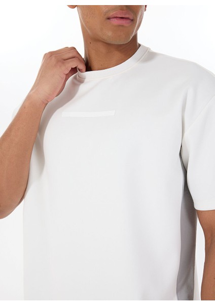 Gmg Fırenze Ekru Erkek Oversize T-Shirt GU25MSS03020