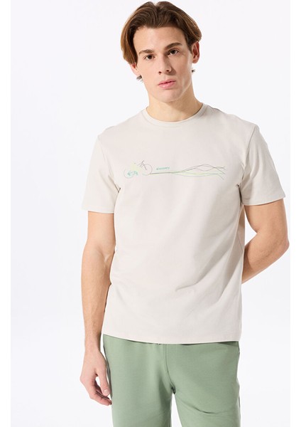 D5SM-TST3707 Taş Bisiklet Yaka Relaxed Fit Baskılı T-Shirt modelleri
