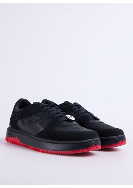 Siyah Erkek Süet Sneaker RED-50536715