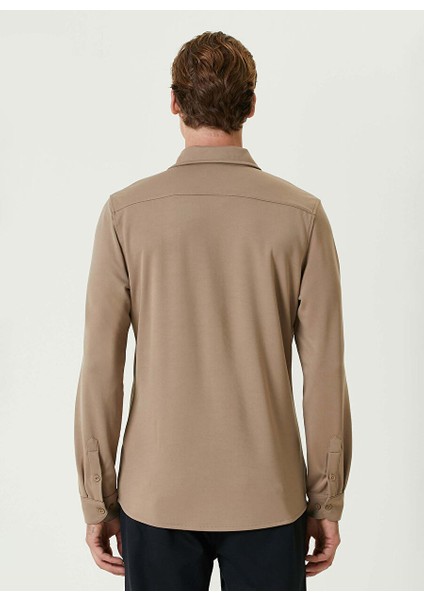 Vizon Erkek Gömlek Slim Fit Düz Gömlek 1093030