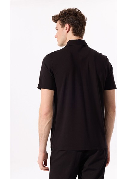 Siyah Erkek Basic Rayon Karışımlı Polo T-Shirt F5SM-TST 2040 indirimleri