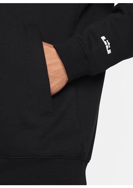Siyah Kapüşon Yaka Erkek Sweatshirt FB7123-010 Lj M Nk Brsh Po Hoodıe indirimleri