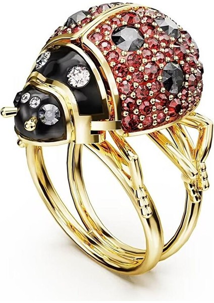 5672427 Swarovski Yüzük Idyllia:ring Ladybug Red/gos 58