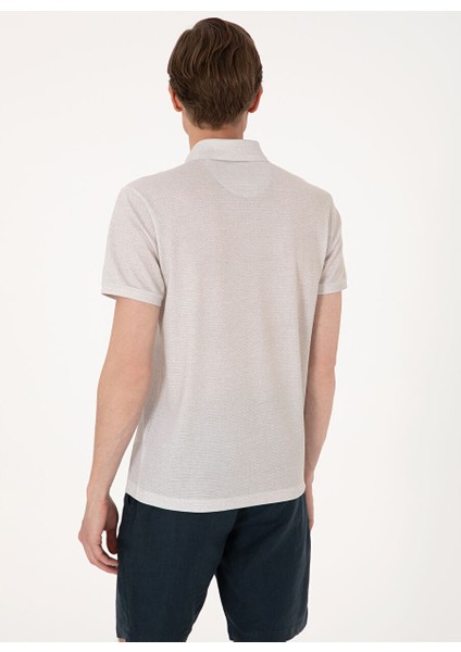 Bej Erkek Slim Fit Polo T-Shirt Vesp indirimleri