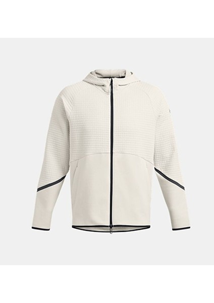 Erkek Ua Unstoppable Fleece Grid Tam Fermuarlı Sweatshirt 1386543-110