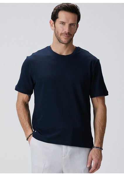 Lacivert Erkek Comfort Fit T-Shirt 1093863 fiyatları