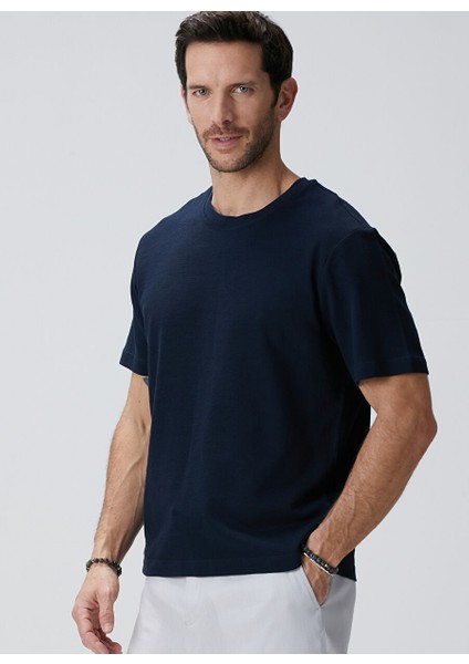 Lacivert Erkek Comfort Fit T-Shirt 1093863 indirimleri