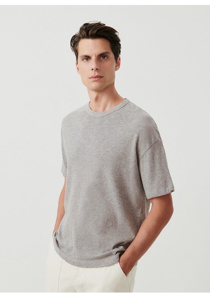 Gri Erkek Oversize T-Shirt MSON02DGE25GRISCH fiyatları
