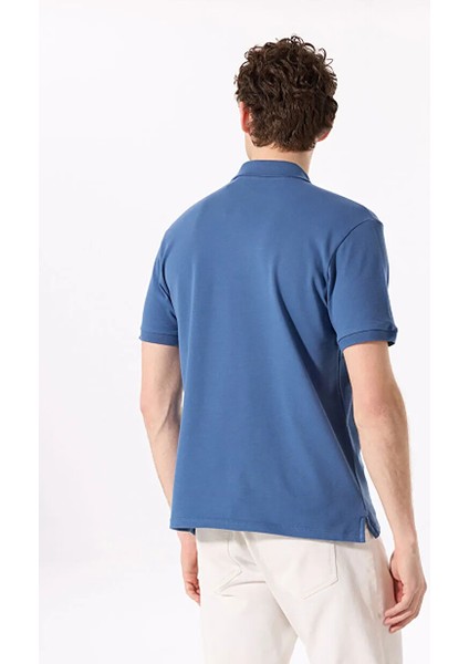 Mavi Erkek Basic Düz Polo T-Shirt Legolas Y fırsatları