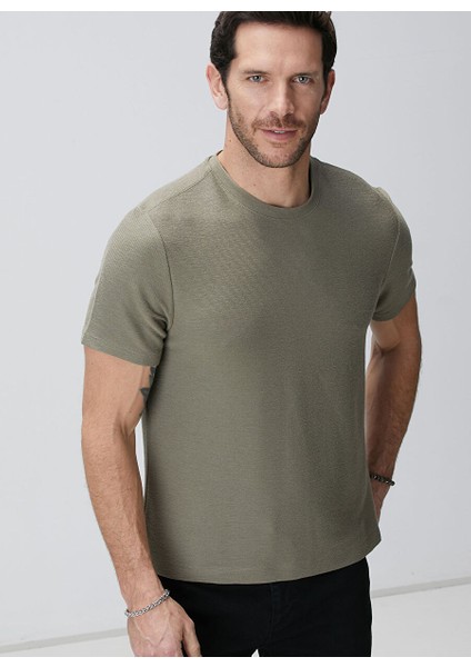 Haki Erkek Comfort Fit T-Shirt 1094091