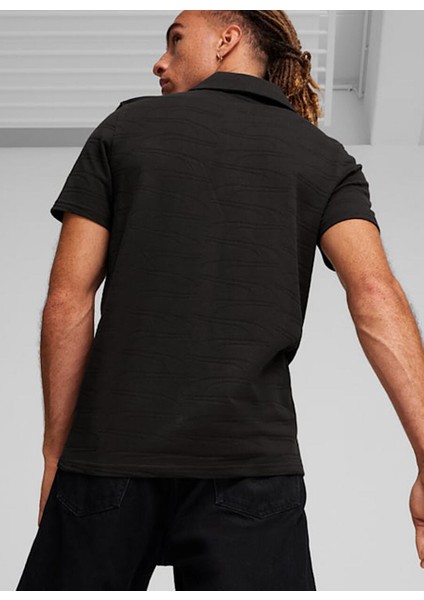 62382702 Ferrari Style 2 Tone Polo Siyah Regular Fit Erkek T-Shirt indirimleri