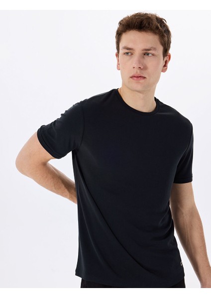 Gmg Fırenze Siyah Erkek Slim Fit T-Shirt GU25MSS03014