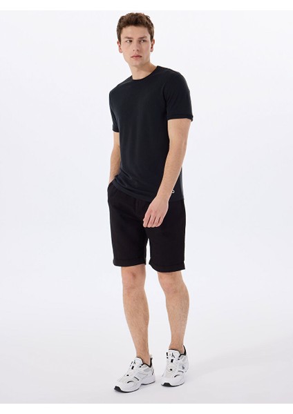 Gmg Fırenze Siyah Erkek Slim Fit T-Shirt GU25MSS03014