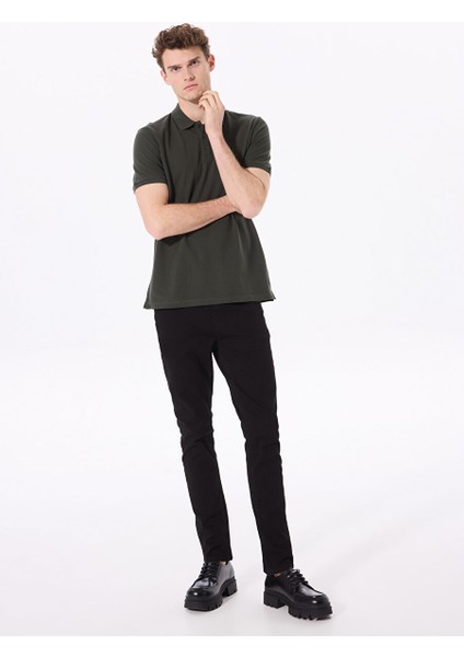 Haki Erkek Basic %100 Pamuk Polo T-Shirt cm Nobro K Cepsız fiyatları