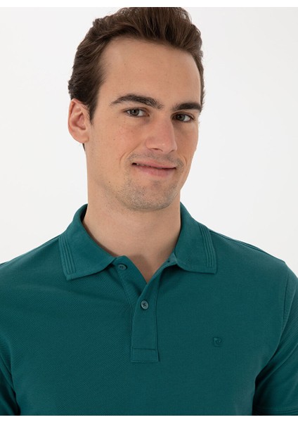 Yeşil Erkek Slim Fit Polo T-Shirt Sunny fiyatları