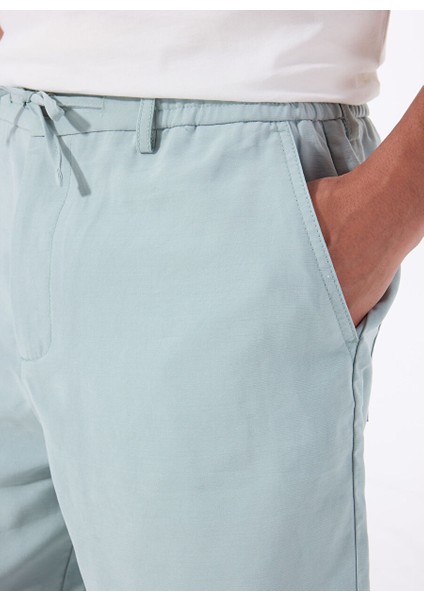 Gmg Fırenze Mavi Erkek Slim Fit Şort GU25MSS09024