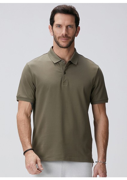 Haki Erkek Slim Fit T-Shirt 1093859