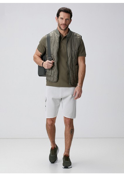 Haki Erkek Slim Fit T-Shirt 1093859