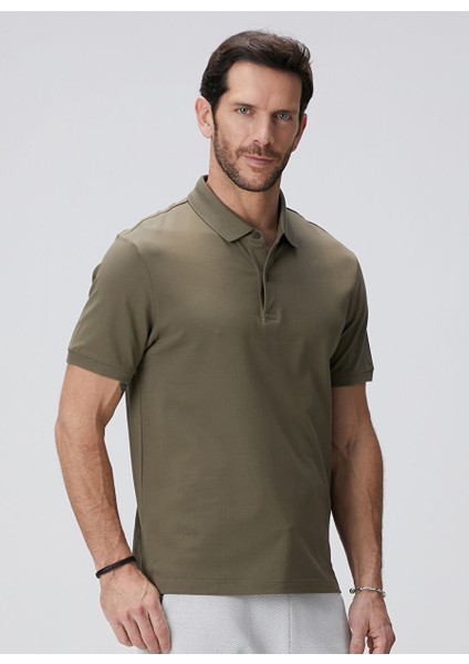 Haki Erkek Slim Fit T-Shirt 1093859