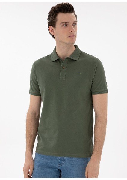 Haki Erkek Slim Fit Polo T-Shirt Sunny modelleri