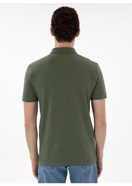 Haki Erkek Slim Fit Polo T-Shirt Sunny indirimleri