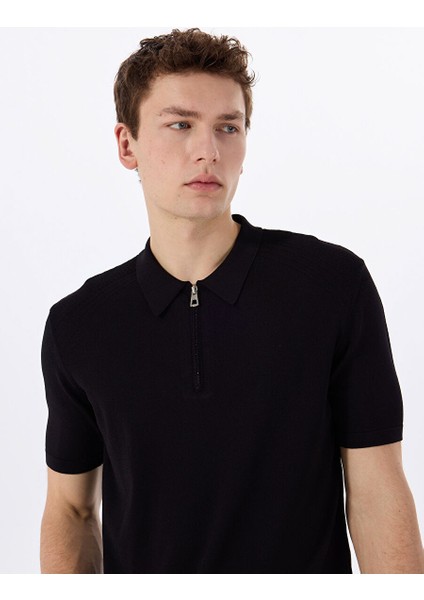Gmg Fırenze Siyah Erkek Slim Fit Kazak GU25MSS04016