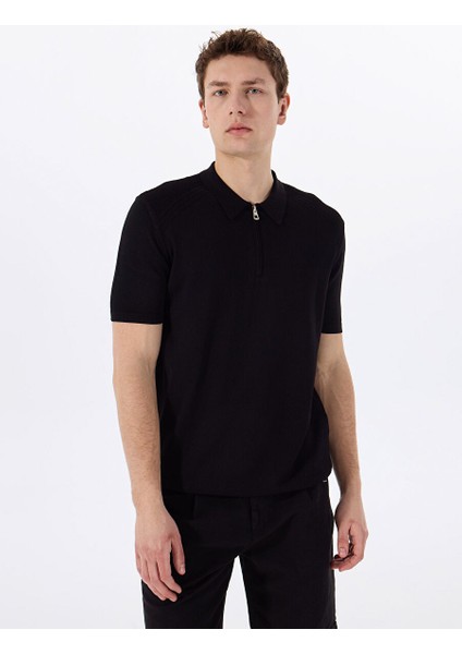 Gmg Fırenze Siyah Erkek Slim Fit Kazak GU25MSS04016