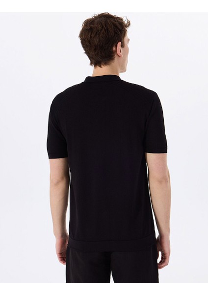 Gmg Fırenze Siyah Erkek Slim Fit Kazak GU25MSS04016