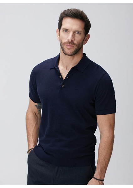 Lacivert Erkek Polo Slim Fit Kazak 1090454 fiyatları