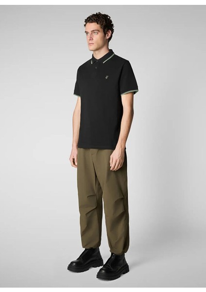 Siyah Erkek Basic Polo T-Shirt DR0136MBATE2010000 Rıchard Siyah