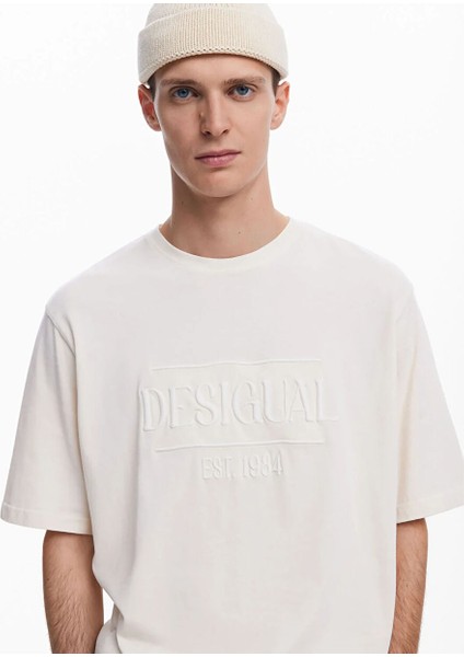 Ekru Erkek Regular Fit T-Shirt 25SMTK14_MAN Knıt T-Shırt Short Sle fırsatları