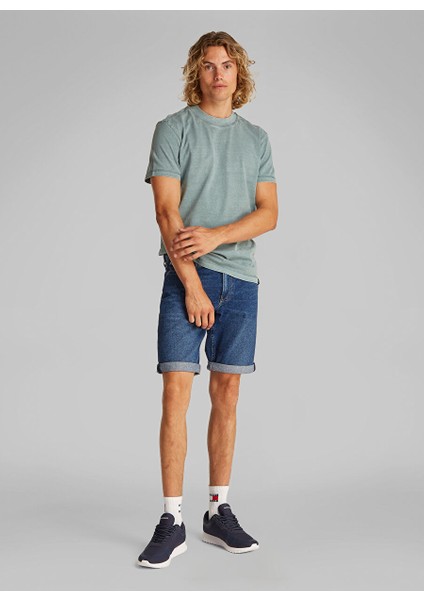 Erkek Denim Şort J30J3271841BJ Slım Short