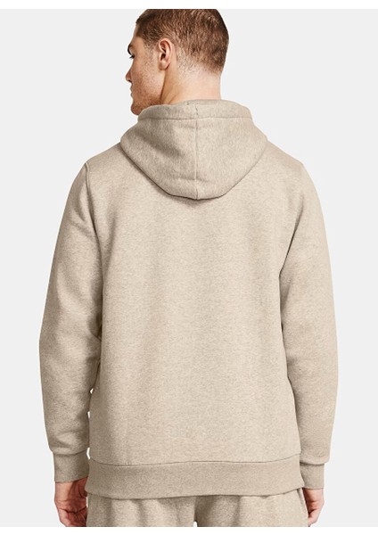 Vizon Erkek Kapüşon Normal Düz Sweatshirt 1373880-203 Ua Icon Fleece Hoodie